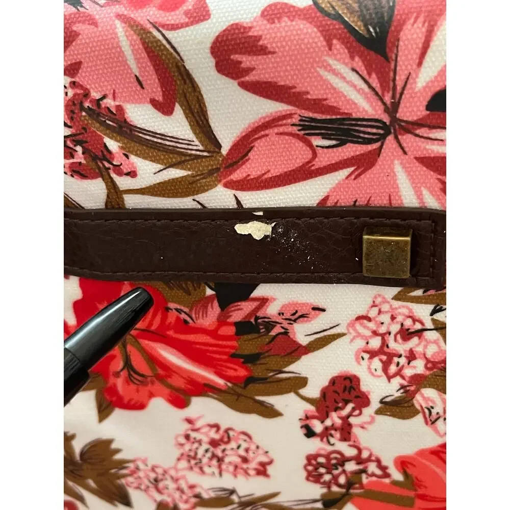 Gigi Hill Large Tote Hibiscus Shopping, Beach, Travel